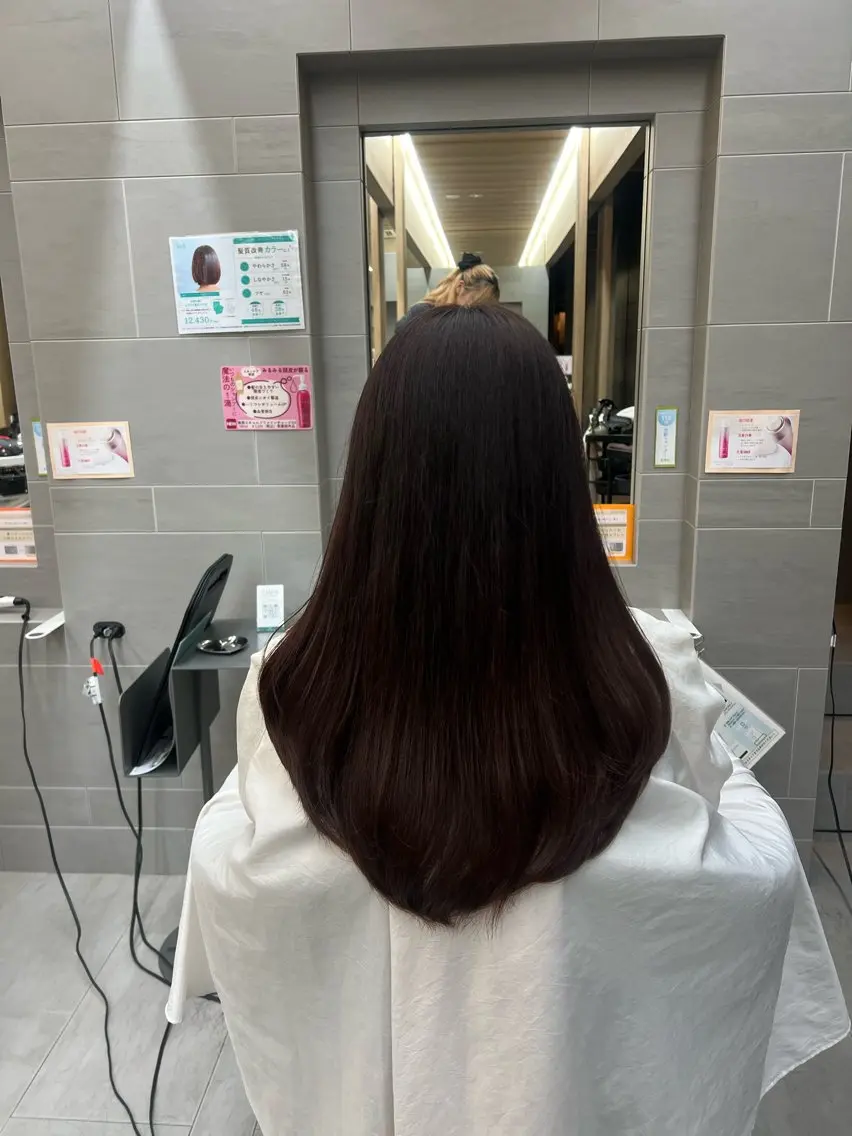 ロング 森川 紗菜のヘアスタイル