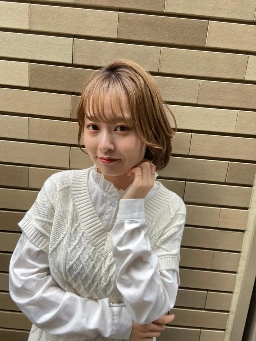 🌈前髪縮毛矯正＆似合わせカット＆選べるアロマクイックスパ(5min)＆トリートメント🌈の写真