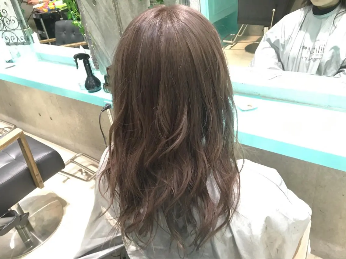 ロング カラー ブラウンカラー ラベンダーカラー 🤍中野 レオ🤍のヘアスタイル