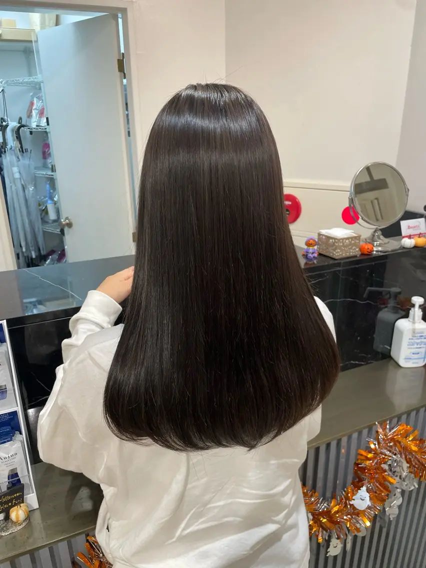 ロング カラー ブリーチ ブリーチなしカラー 池袋/髪質改善/ 縮毛矯正💙KOKIのヘアスタイル