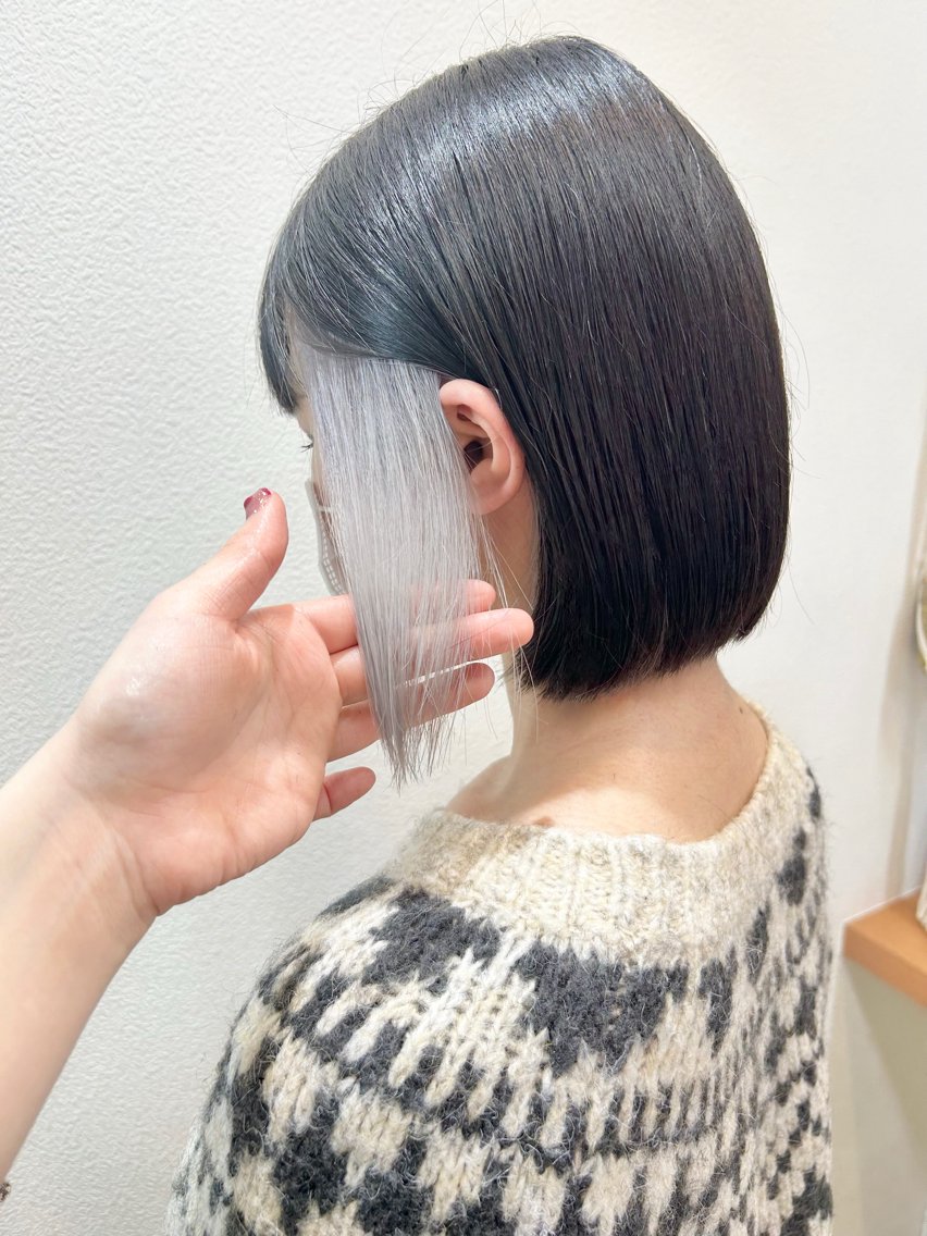 ショート カラー ブリーチ ケアブリーチ インナーカラー 顔周りカット 縮毛矯正 カット ヘアカラー トリートメント Maya🦋 ハイトーン特化のヘアスタイル