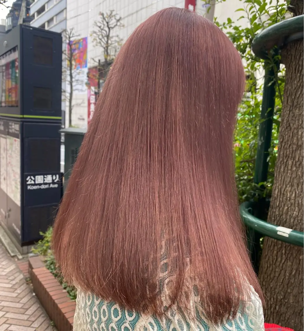ロング 韓国レイヤー/透明感 カラー🦋mioのヘアスタイル