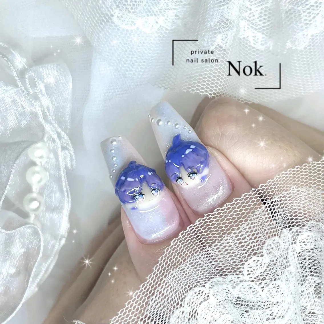 ネイル ハンドネイル 池袋痛ネイル Nok. 渡辺のネイルデザイン