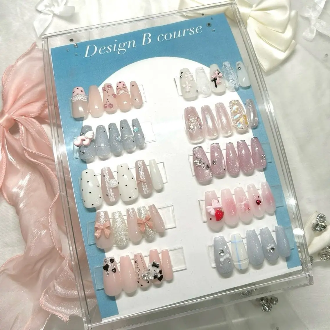 💜ハンドオフなし🤍定額Bネイル💜の写真