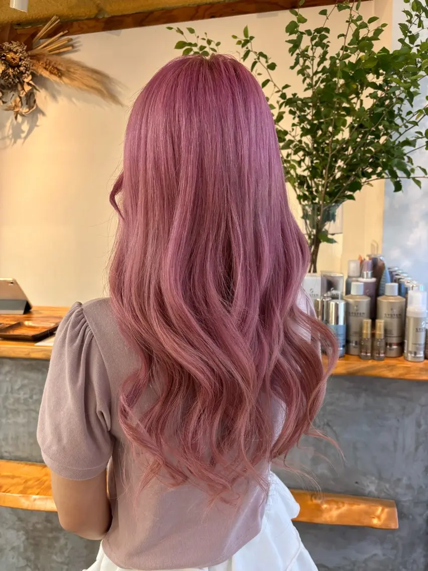 カラー 透明感カラー🫧 高田李胡のヘアスタイル