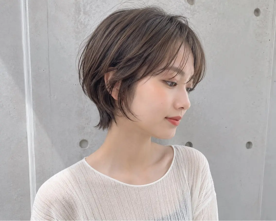 ショート ショートヘア トリートメント カット ヘアカラー ヤマナカ アイリのヘアスタイル