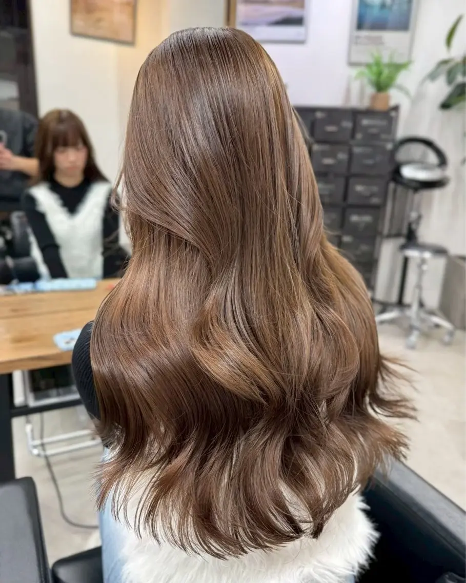 ロング カラー ヘアアレンジ ゆめか🦋 /似合わせカラー💖のヘアスタイル