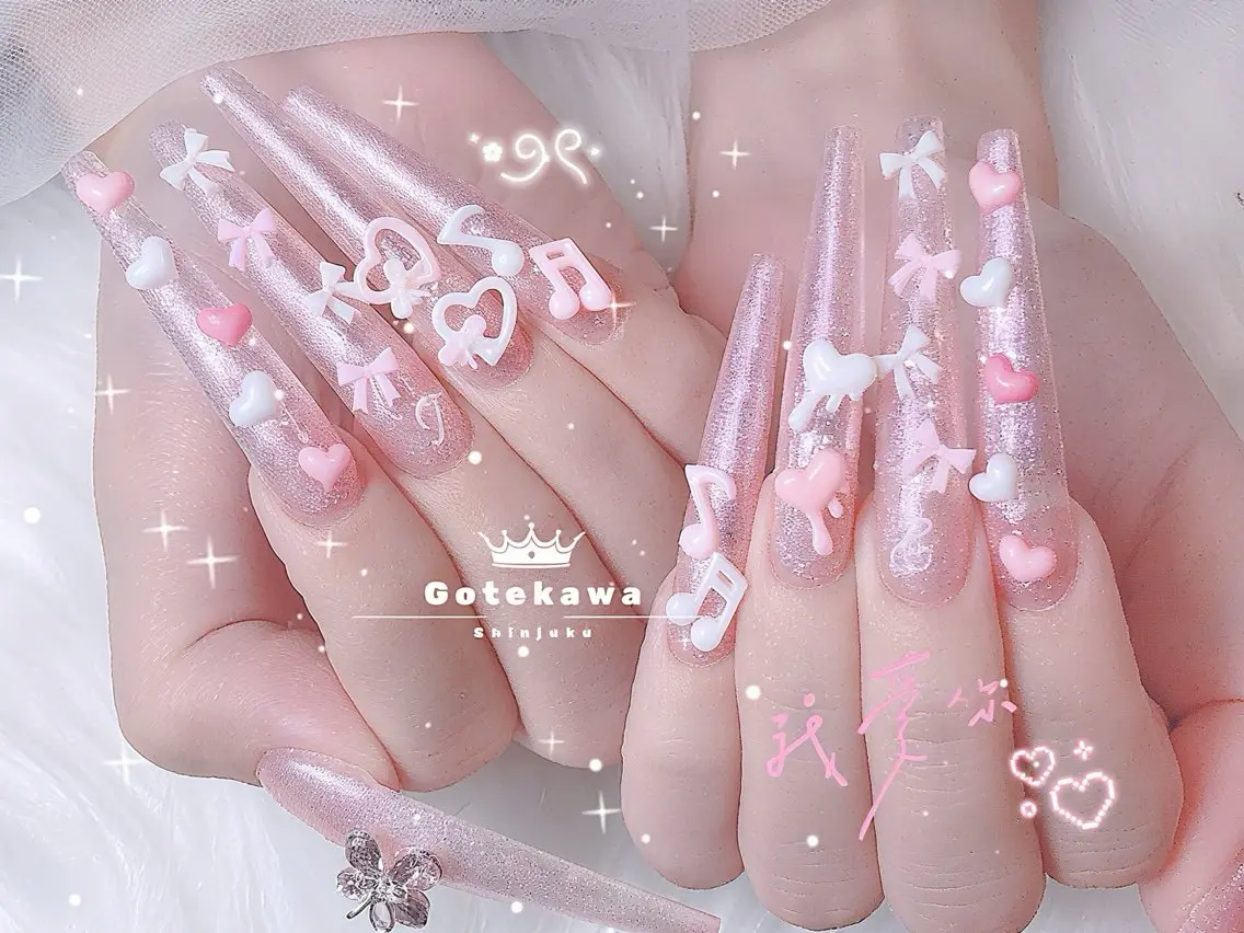 ネイル 持ち込み ピンク 夏ネイル ハンドネイル ハンドケア Gote Kawa nail salonのネイルデザイン