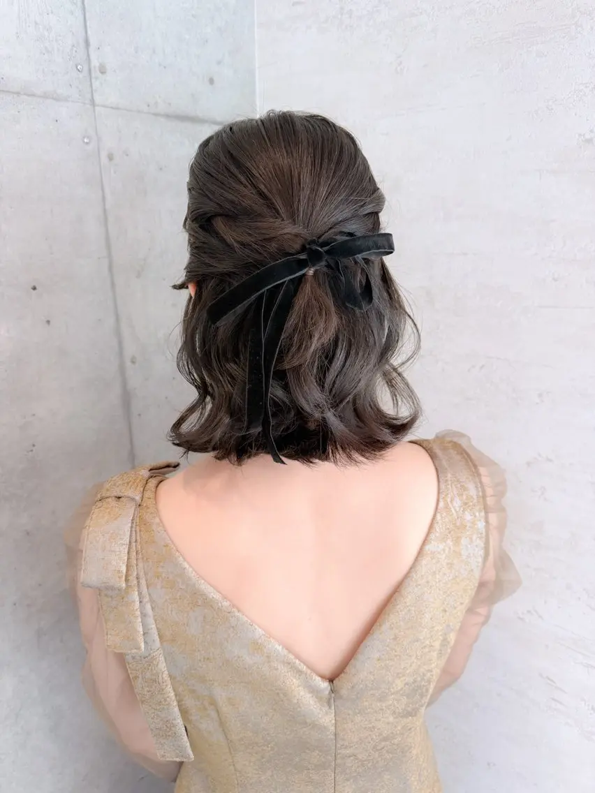 ヘアアレンジ ヘアセット はやしほのか| マンツーマン美容師のヘアスタイル