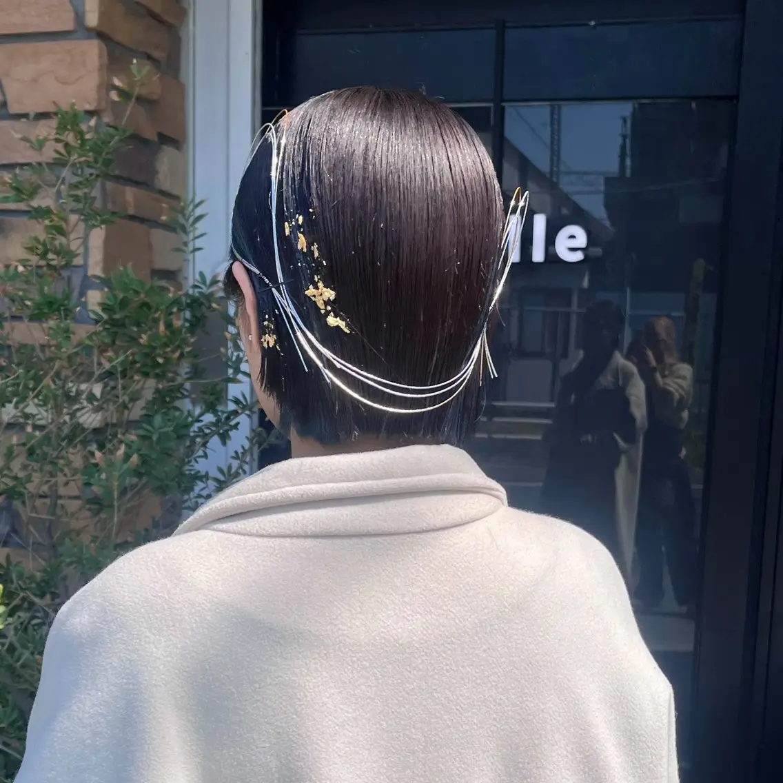 ショート ヘアアレンジ ボブ ヘアセット 伊藤 玲衣のヘアスタイル