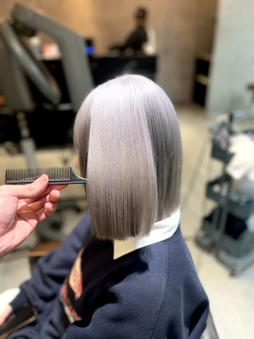 ミディアム カラー ヘアアレンジ ヘアカラー トリートメント ヘアセット 🌈インナーカラー ‘ショウマ’🌈のヘアスタイル