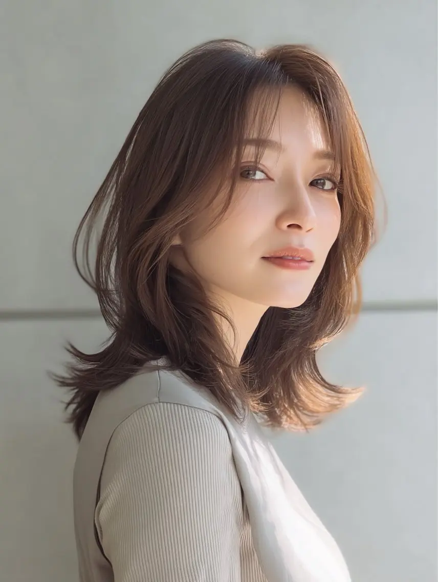 ロング くびれヘア カット ヘアカラー トリートメント 松谷 圭のヘアスタイル