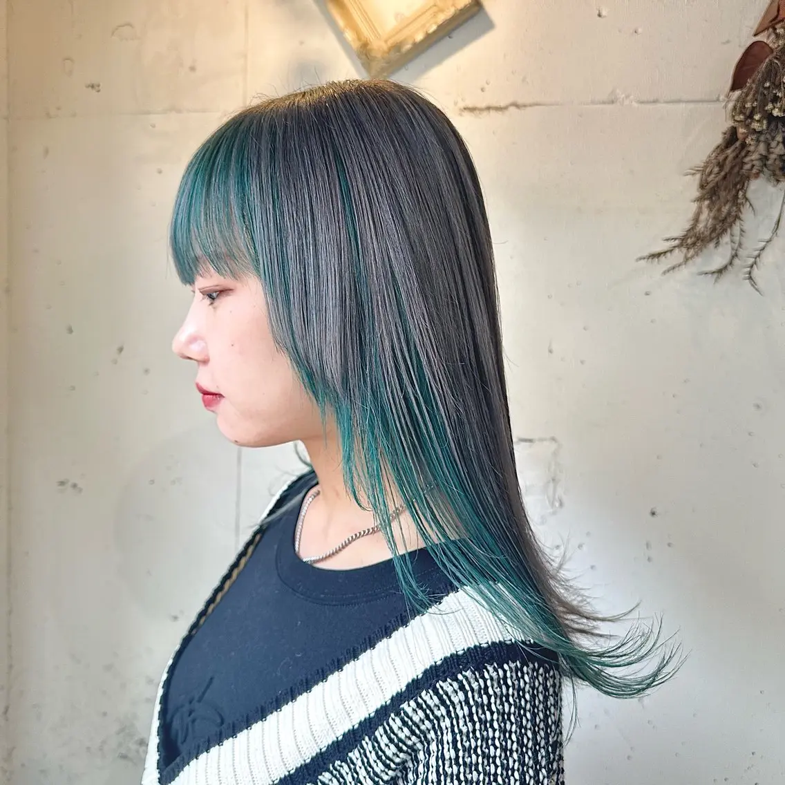 《ダメージ94%カット‼︎✨ケアブリーチ使用✨》インナーカラー+TOKIOトリートメント❤️の写真