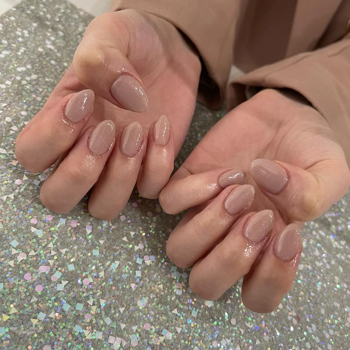 ネイル ワンカラーネイル Wish Nail 恒川のネイルデザイン