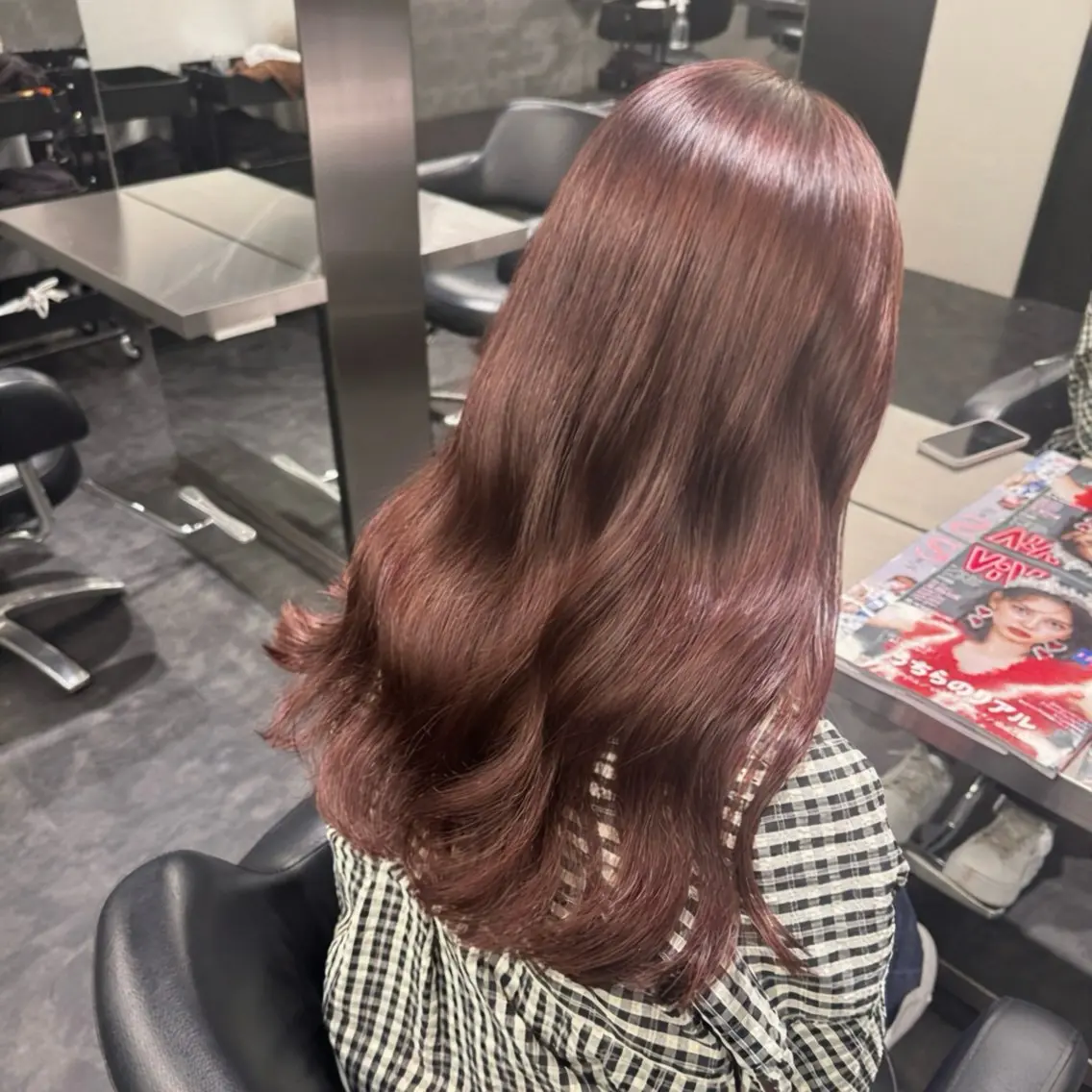 《スペシャルケア👑✨》ワンカラー+ホリスティックケア+aphia connetトリートメント+マーブ🫧🎀の写真