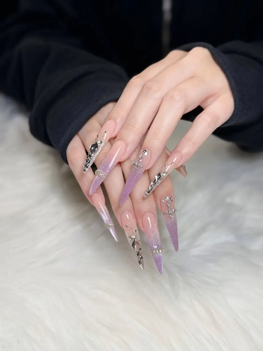 ネイル オーロラネイル チークネイル フットネイル フレンチネイル ジェルネイル ハンドネイル Nichi Nailsのネイルデザイン