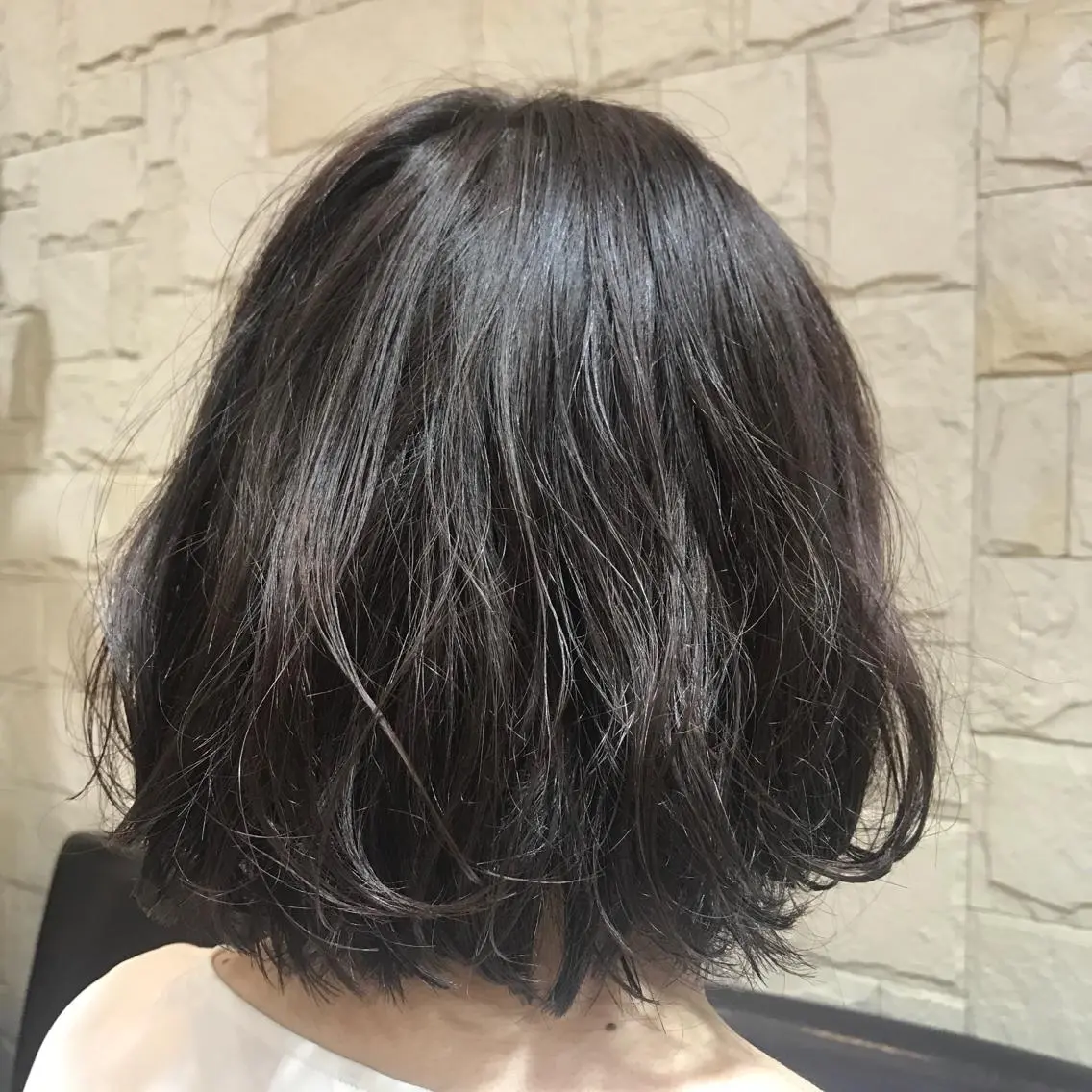 ミディアム カラー パーマ アッシュ ピンクカラー ピンクアッシュ シアーピンク 🥛洒落髪小顔cut なら龍崎🥛のヘアスタイル