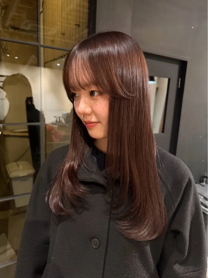 【人気メニュー❗️】✨艶カラー+トリートメント(oggiotto)の写真