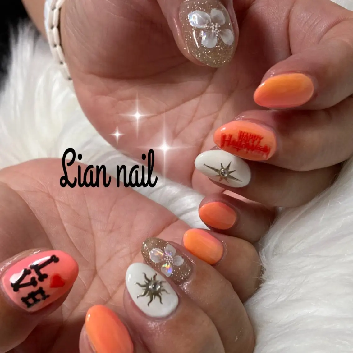 ネイル ハロウィン Lianネイル 寛子Lianのネイルデザイン