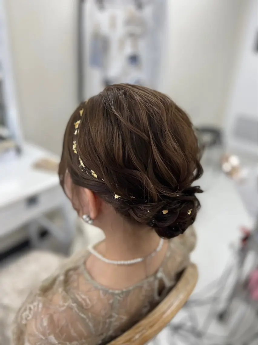 ヘアアレンジ 卒業式のヘアスタイル ヘアセット ヘアセットサロン ココのヘアスタイル
