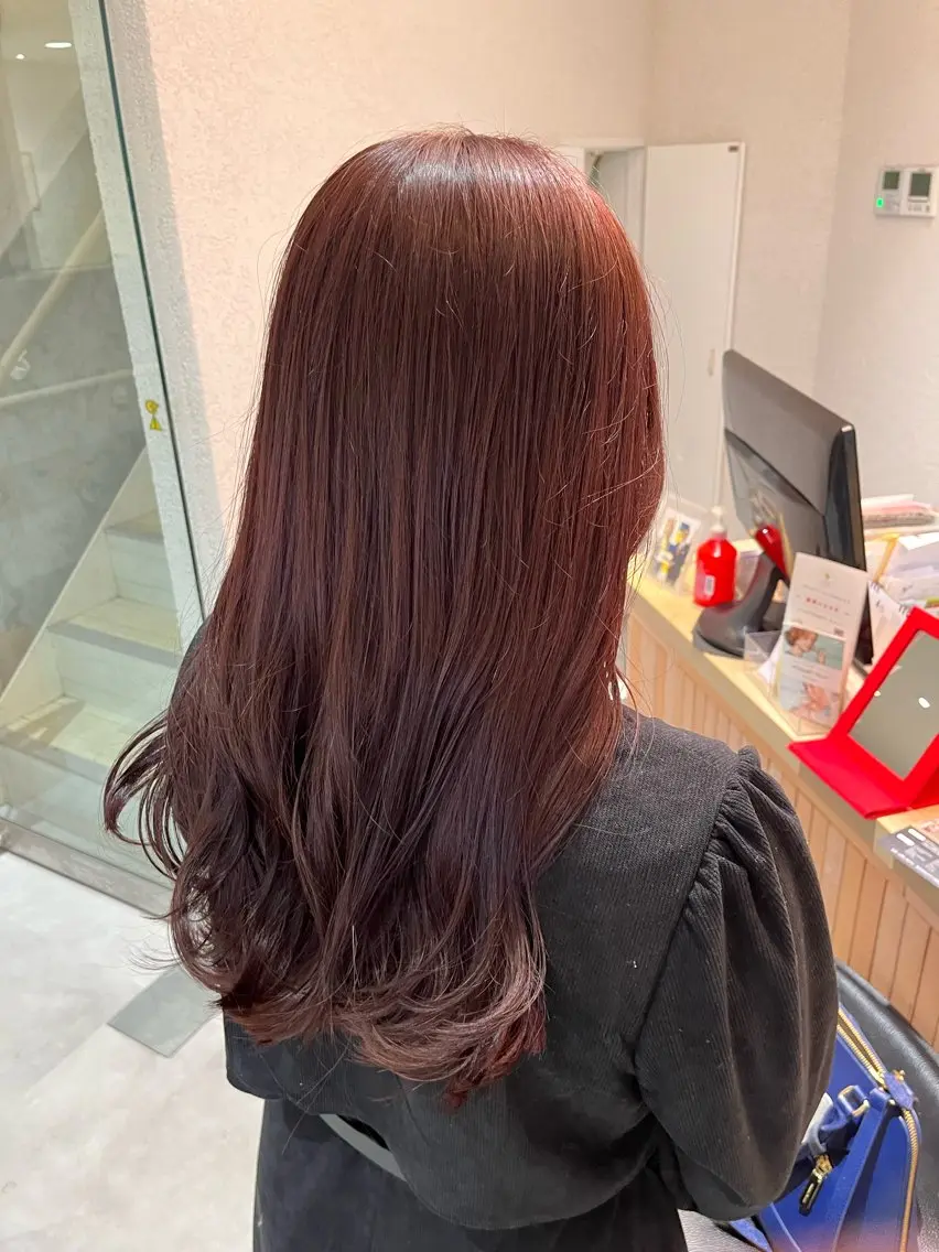 ロング カラー 本田 茜のヘアスタイル