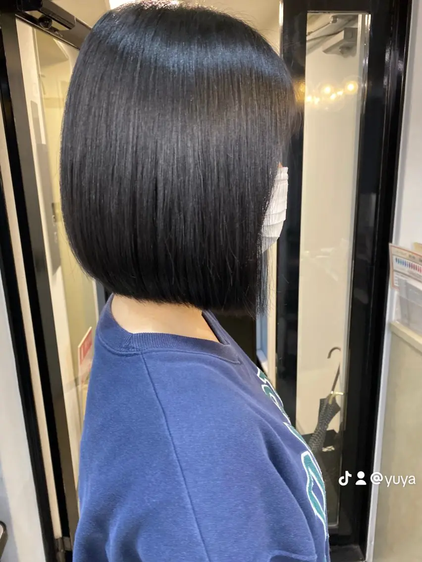 ミディアム 縮毛矯正 カット 縮毛矯正 トリートメント レイヤー×髪質改善✨ 渋谷/佐藤侑哉のヘアスタイル