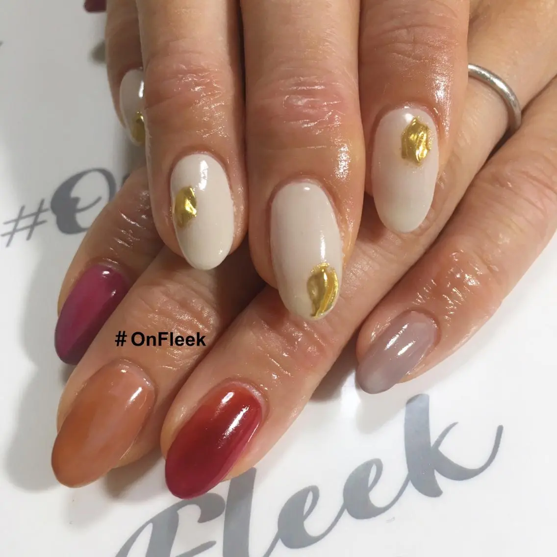 ネイル ハンドネイル NailSalon ＃OnFleekのネイルデザイン