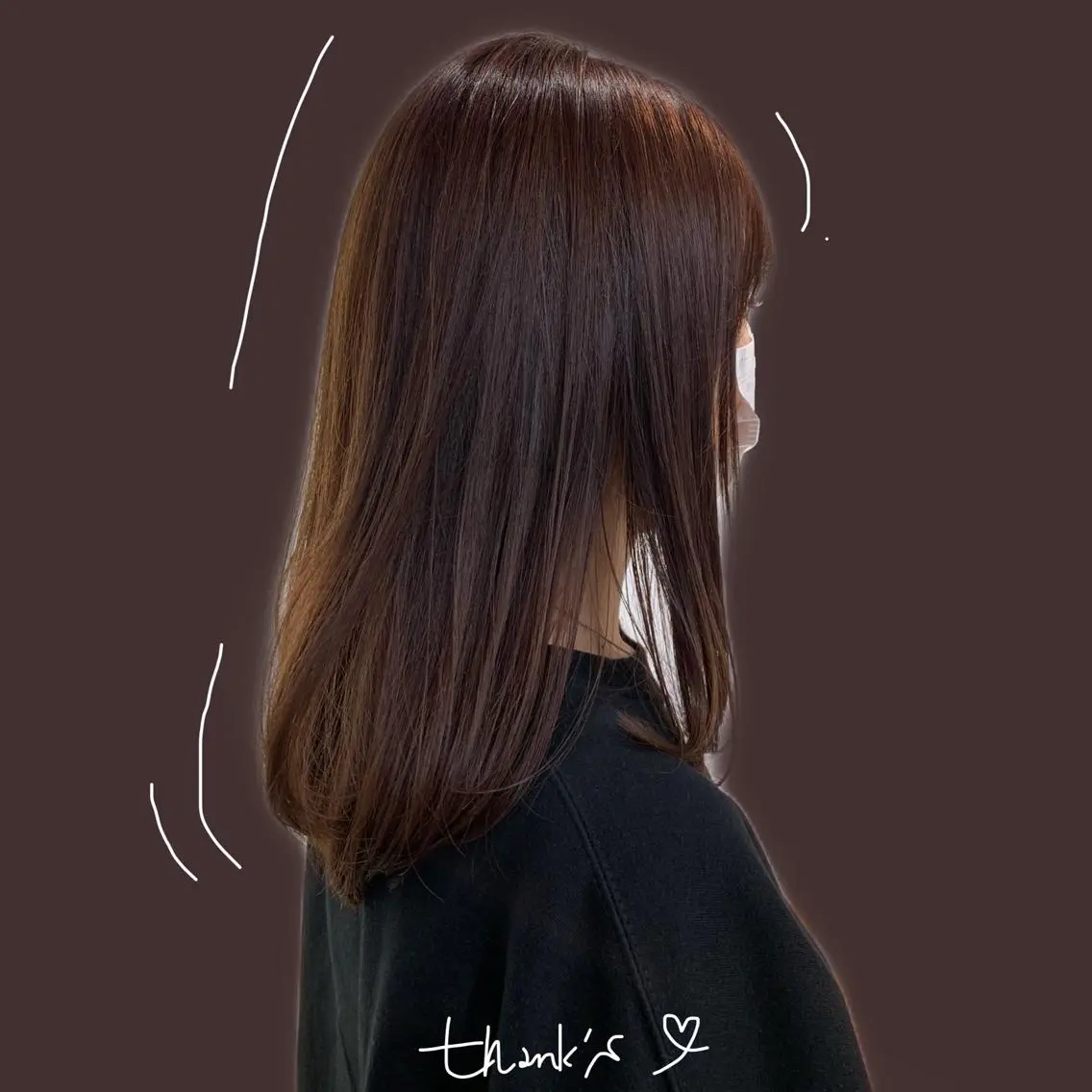 セミロング カラー 🫧 みゆ🫧のヘアスタイル