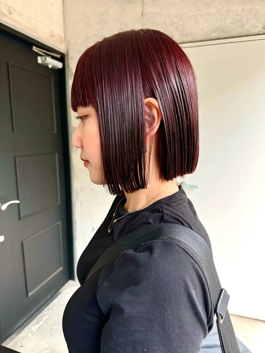 ショート カラー 松本優香/ボブ/ダ ブルカラー/髪質改善のヘアスタイル