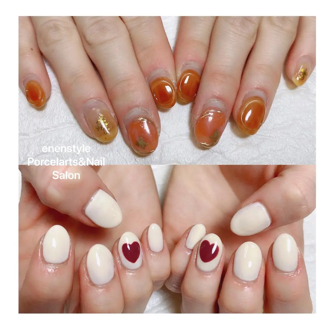 ミディアム ネイル 🐾enen style 🐾のネイルデザイン