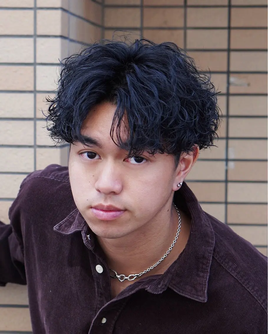 ショート パーマ メンズ特化美容師/ くまのヘアスタイル