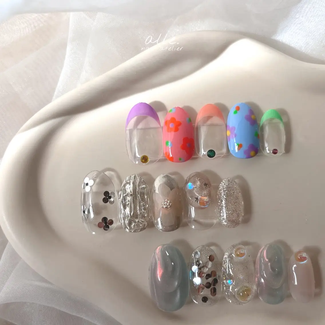 ネイル ハンドネイル atelier alle.のネイルデザイン