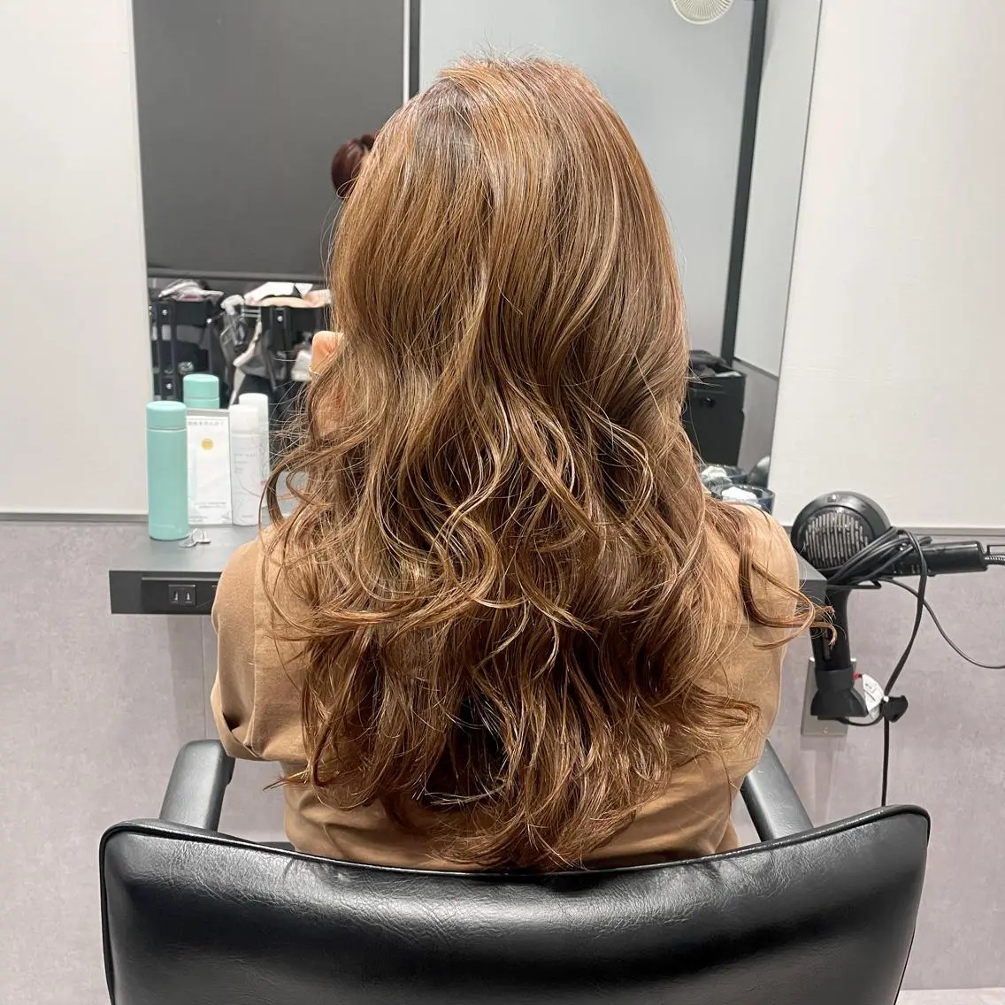 ロング カラー ハイライトカラー ハイライト カット ヘアカラー トリートメント ヘッドスパ matka白髪ぼかし 大人ヘア/KEIKOのヘアスタイル