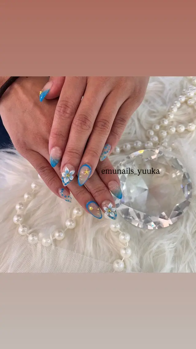 ネイル スカルプネイル EMU nails YUUKAのネイルデザイン