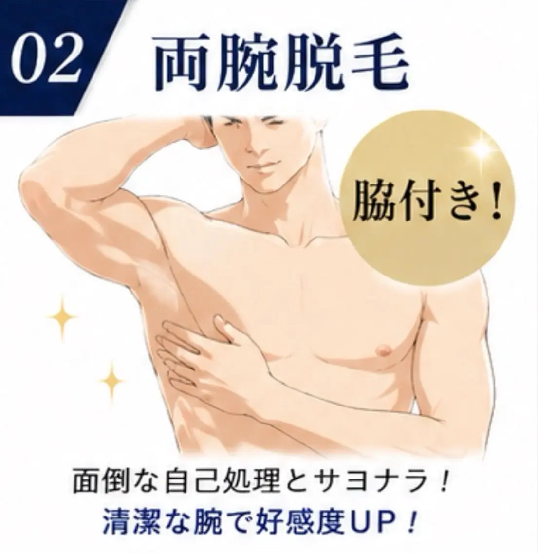 【両腕脱毛】ミニモ学割🔰の写真