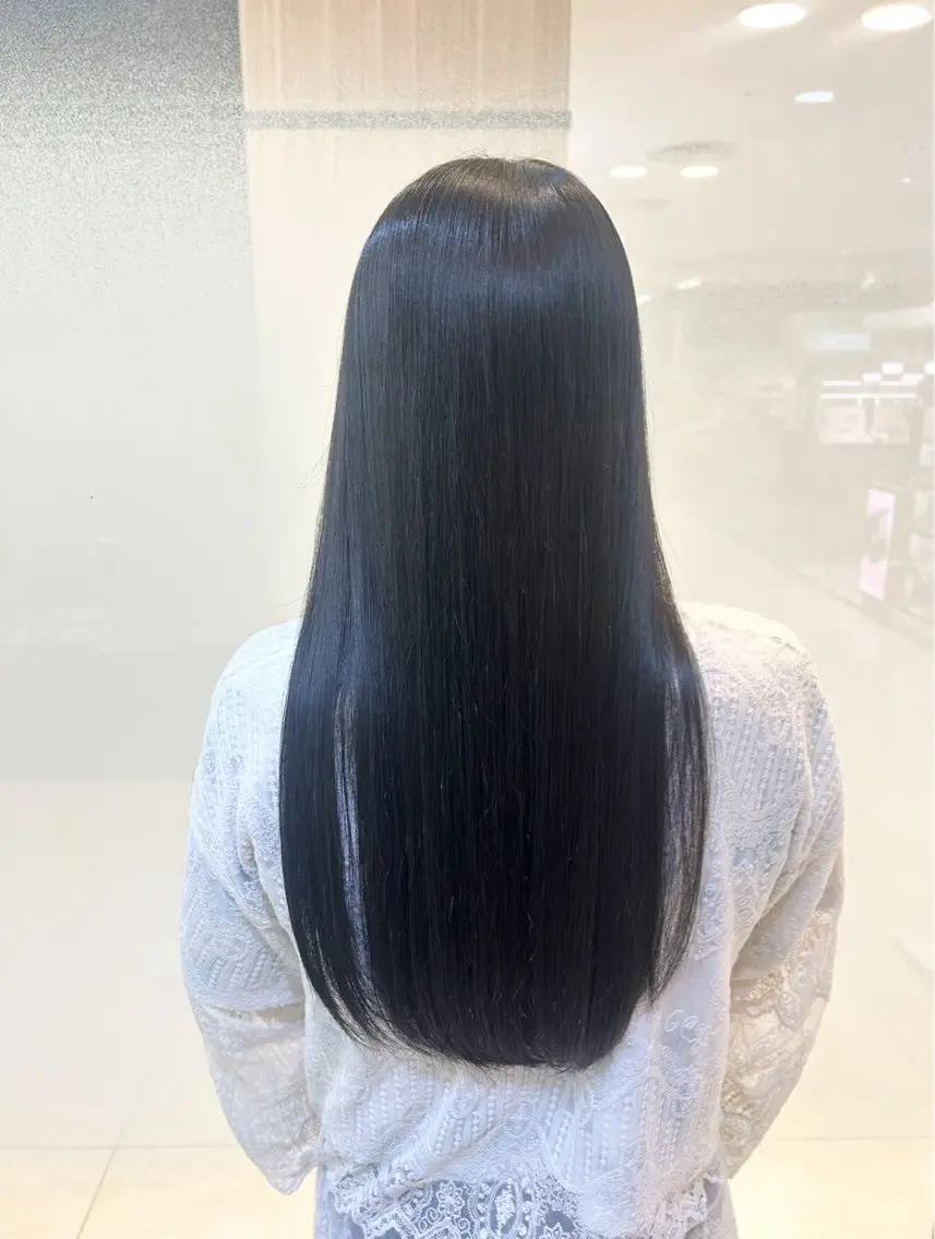 ロング カラー 縮毛矯正/髪質改善/ 艶髪ササキナツミのヘアスタイル