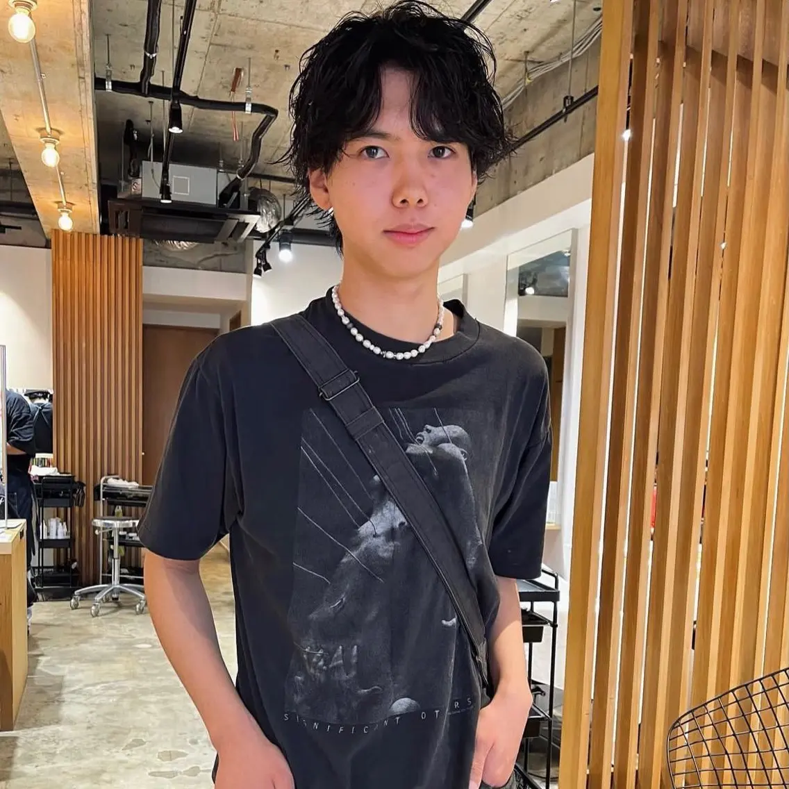 パーマ メンズ MION✂️ 似合わせカットのヘアスタイル