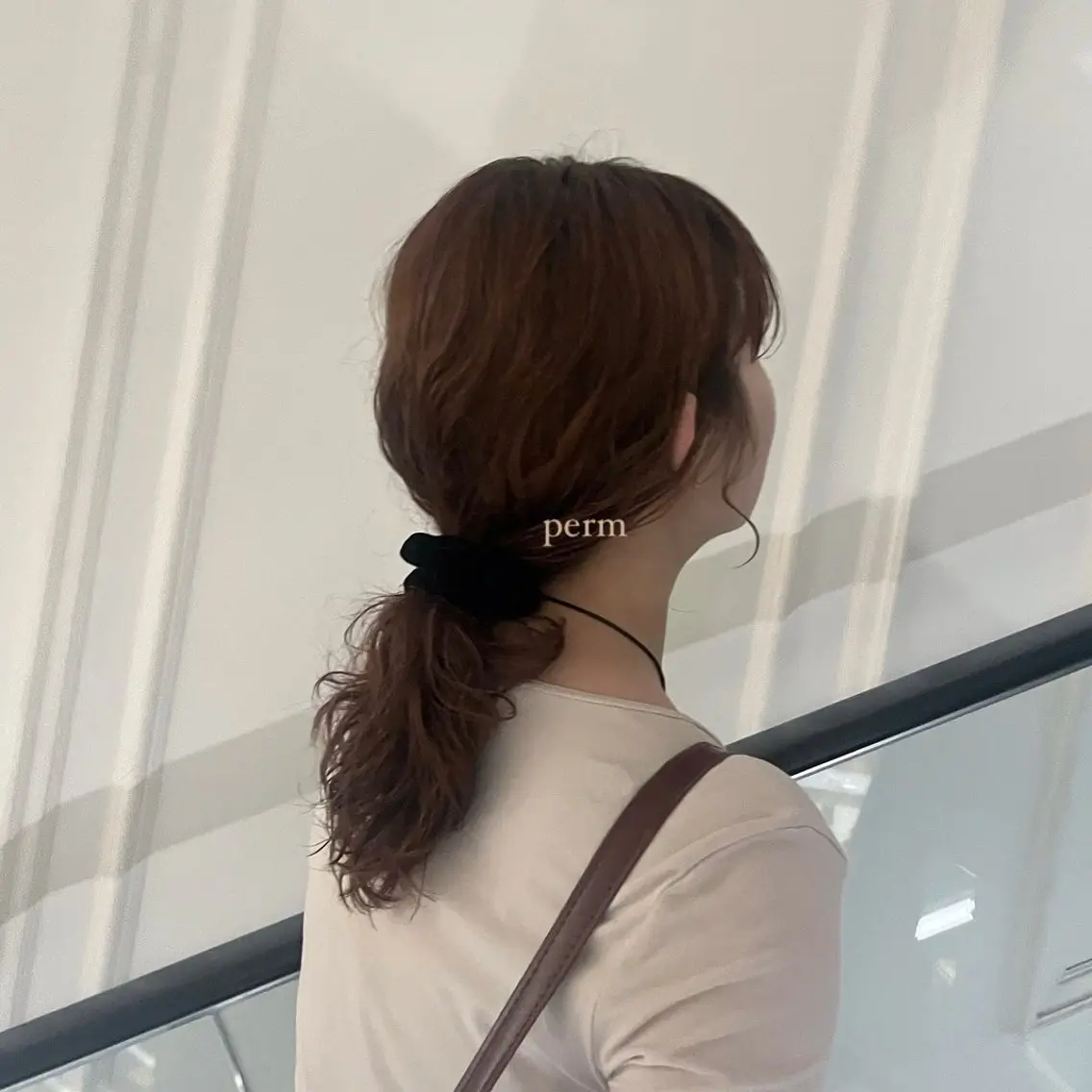 cut ＋curly permの写真