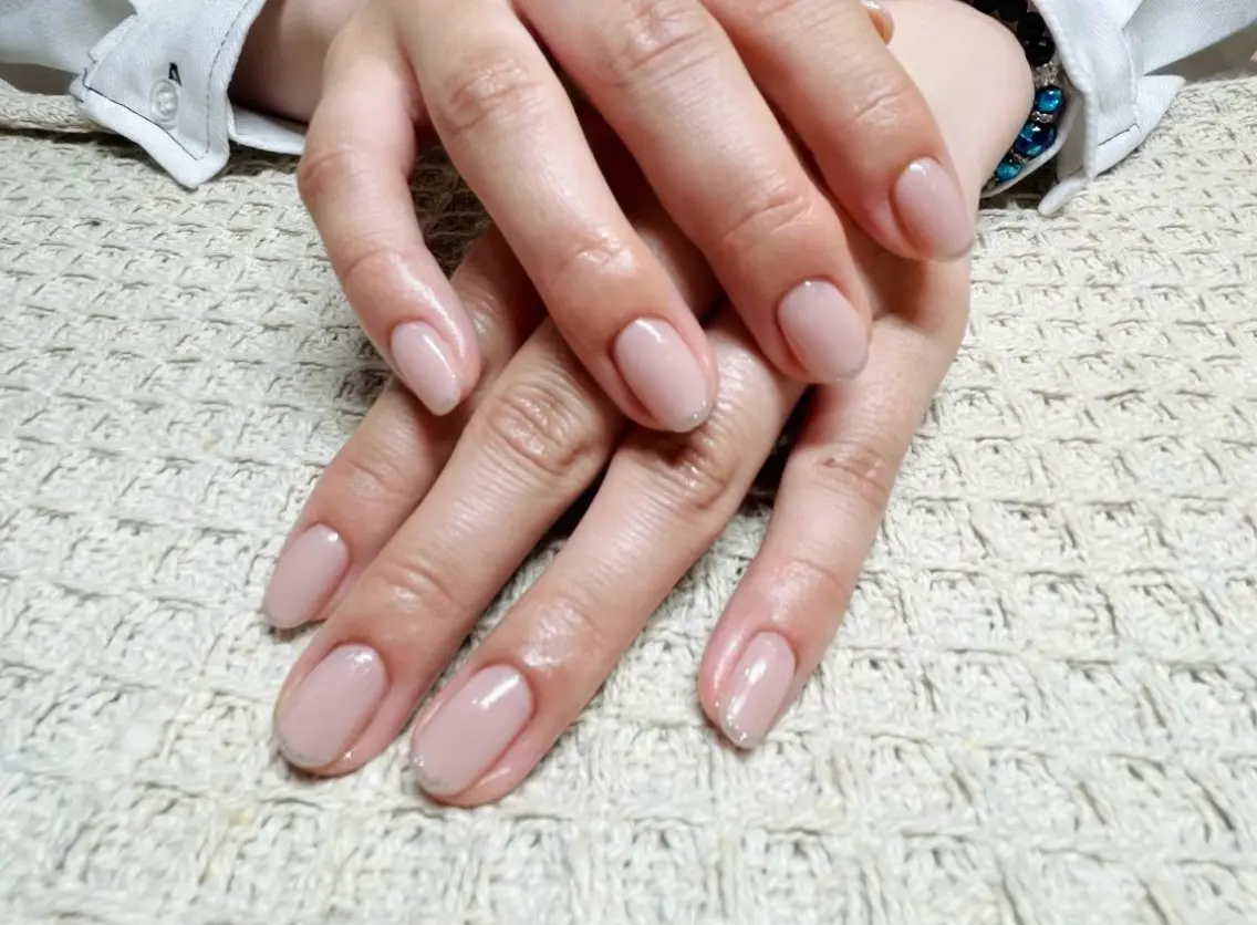 ネイル シンプルネイル オフのみ(ネイル) パラスパガーデン Nitagai☺︎のネイルデザイン