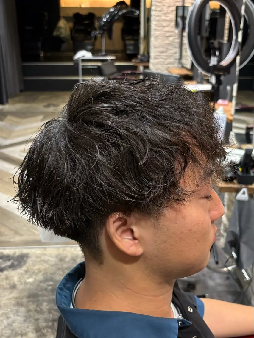 パーマ メンズ カット パーマ 今枝優斗/メンズ パーマ/メンズ特化のヘアスタイル