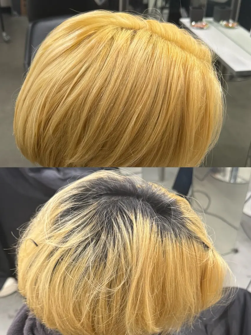 ショート カラー メンズ メンズブリーチ ブリーチ ヘアカラー ウチダ🦖 メンズカラーのヘアスタイル