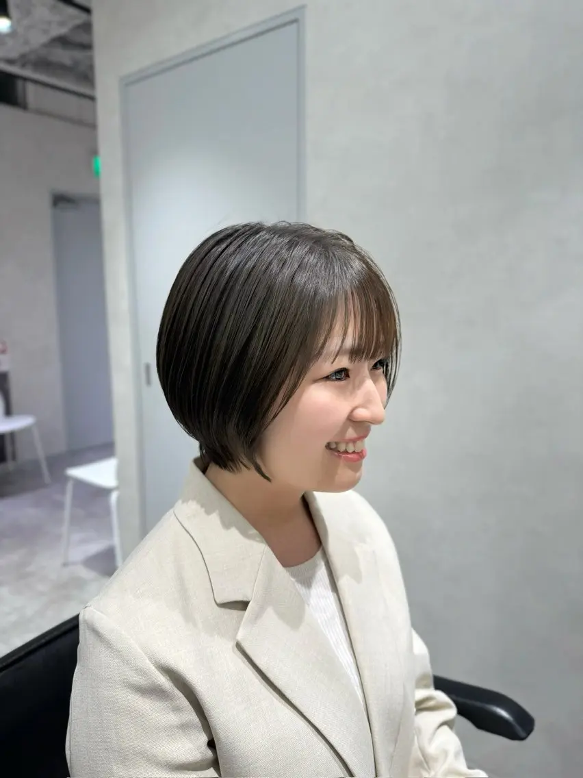 ショート 似合わせカット ショートヘア 小顔カット 大阪梅田/ショート ボブ/イナバリヤトのヘアスタイル