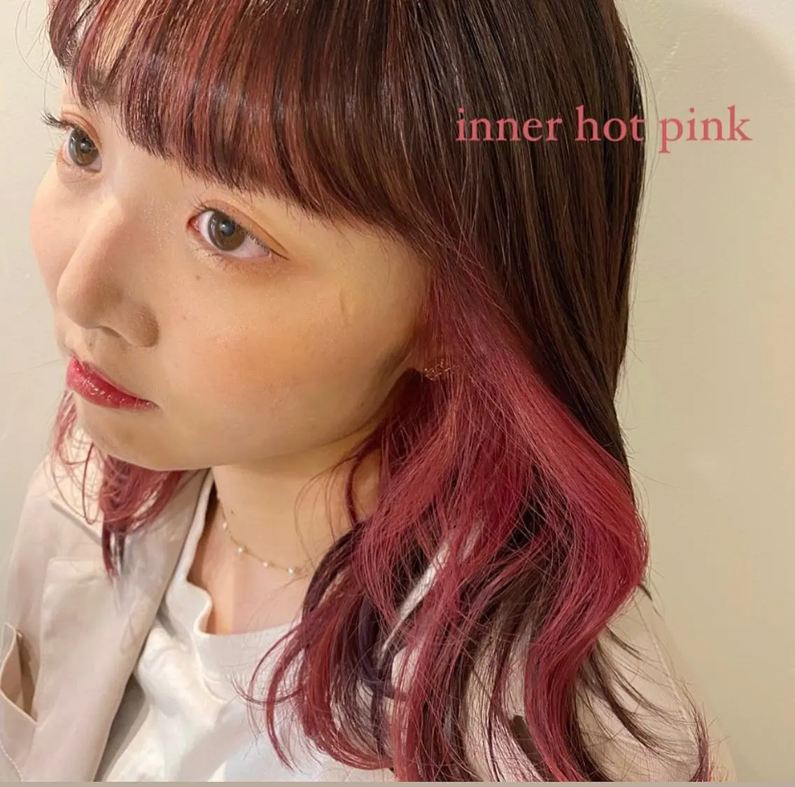 ミディアム 奈良 彩華のヘアスタイル