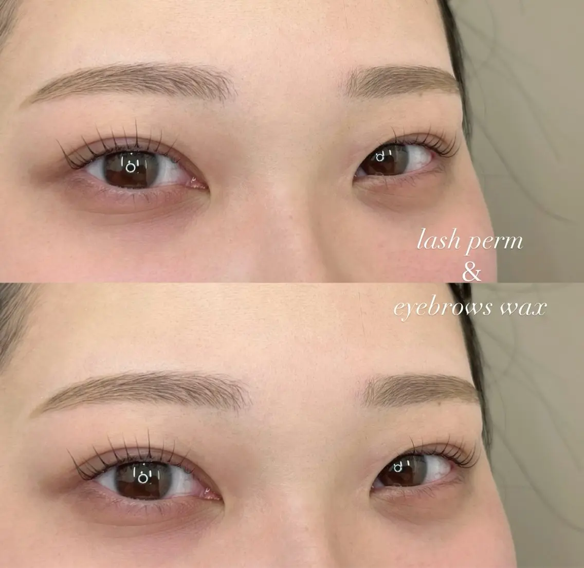 上まつ毛パーマ&美眉アイブロウwax💫💖の写真
