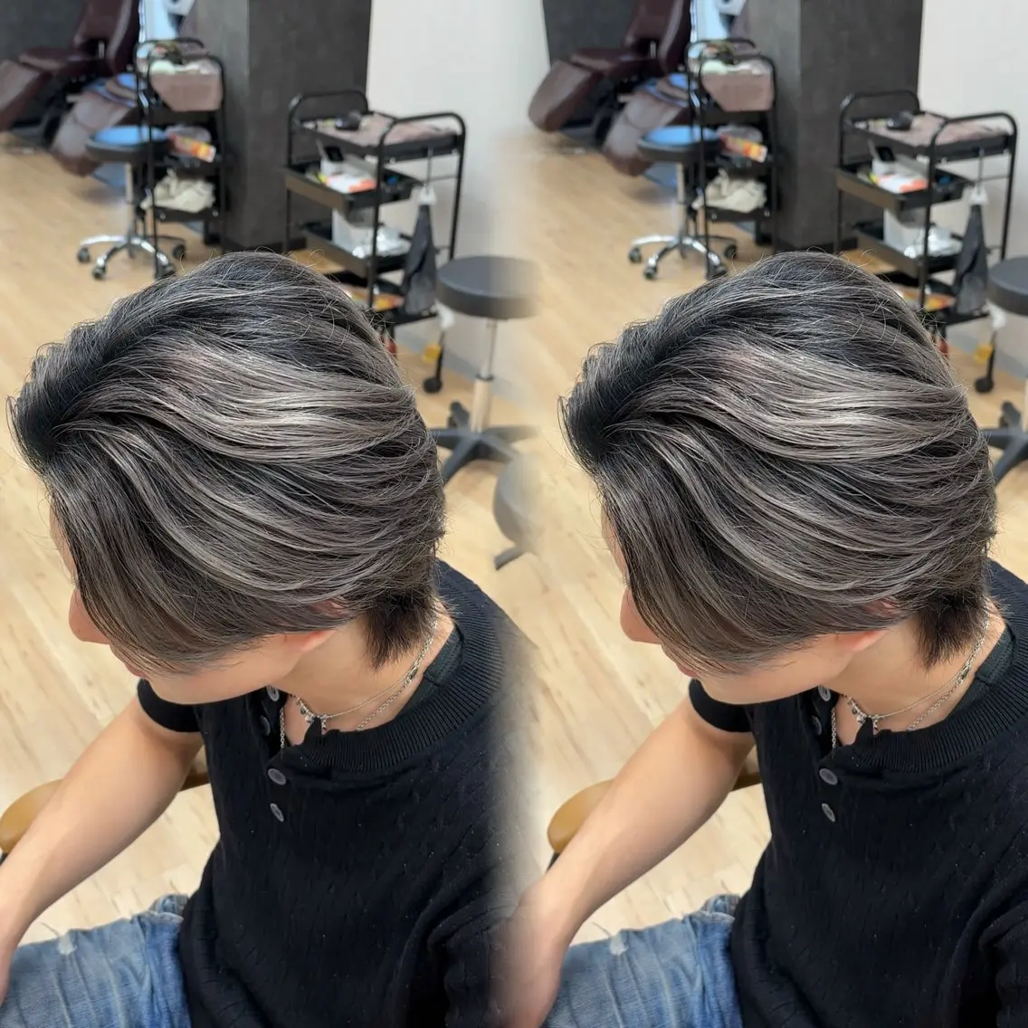 メンズ メンズバレイヤージュ カット ヘアカラー 葉南 /LIANのヘアスタイル