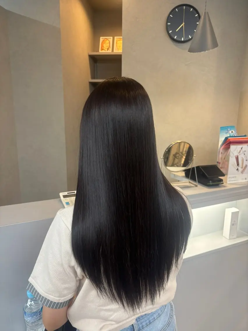 ロング カラー トリートメント ヘアカラー トリートメント GiseL 美優のヘアスタイル