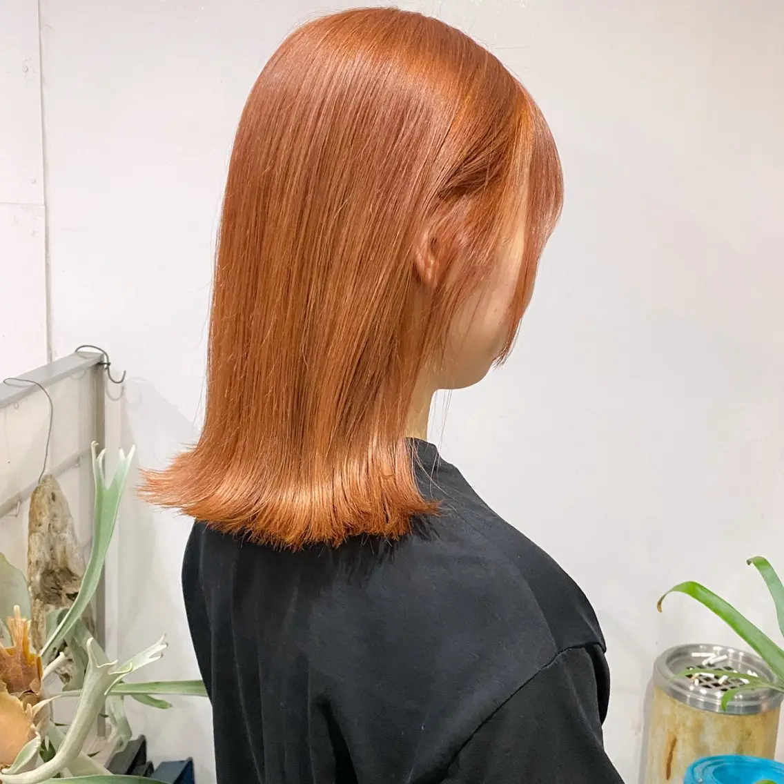 ミディアム カラー カット ヘアカラー トリートメント 艶カラー⁑ナチュラル ⁑中屋恵美🍃のヘアスタイル