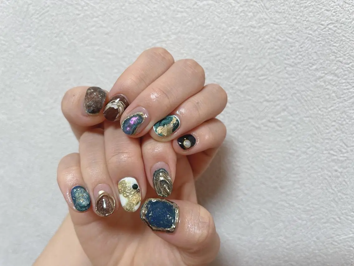 ネイル ニュアンスネイル ハンドネイル Air's nailのネイルデザイン