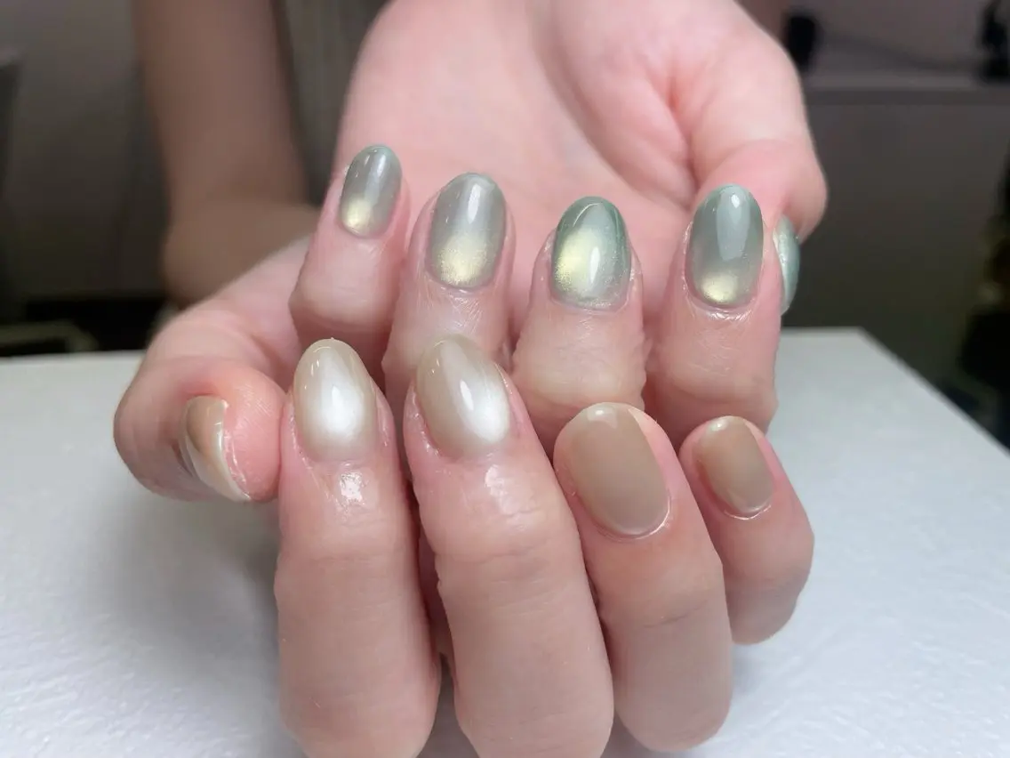 ネイル チークネイル 長さ出し フレンチネイル ジェルネイル 韓国ネイル 中野駅から2分 MEO NAILのネイルデザイン
