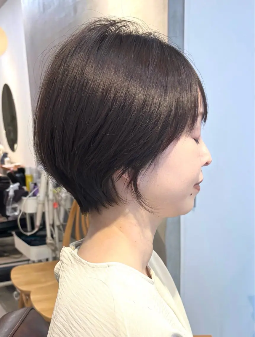 ショート 野口 咲愛のヘアスタイル